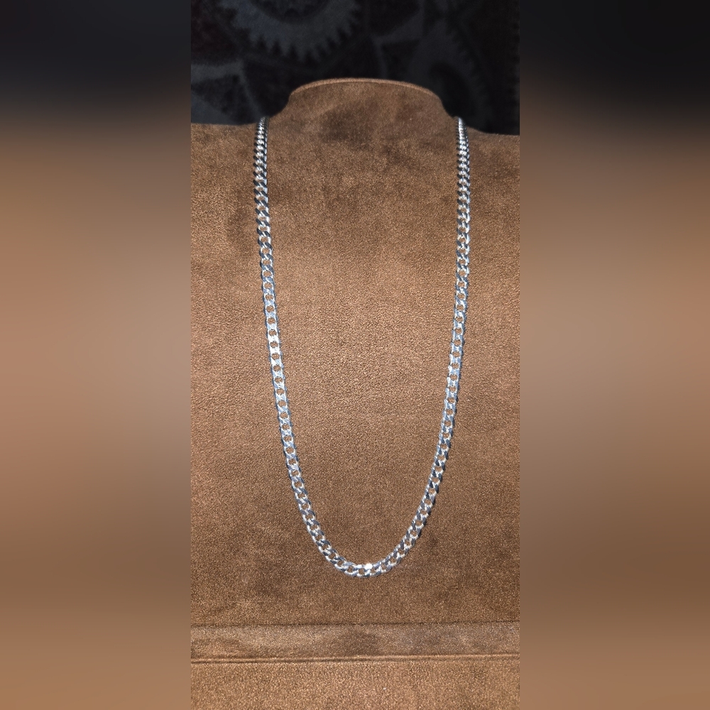 Men's Classic 925 Silver Chain Necklace